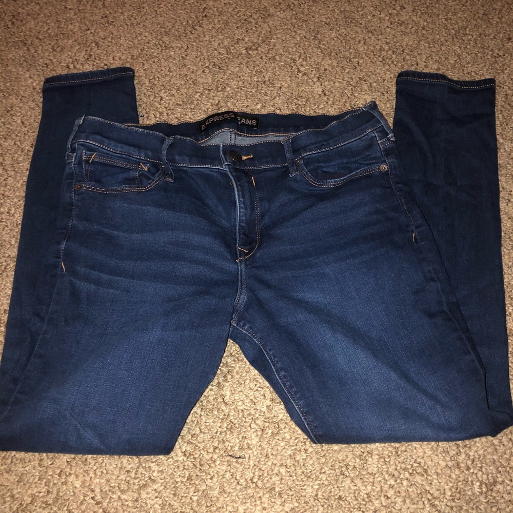 Express Mid Rise Ultimate Stretch Legging Jeans